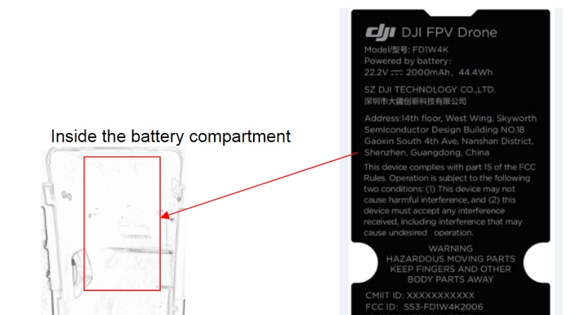 大疆FPV穿越無人機通過美國FCC認證