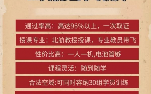 2021年廣東能飛航空科技發(fā)展有限公司多旋翼無人機(jī)駕駛員培訓(xùn)哪些課程？