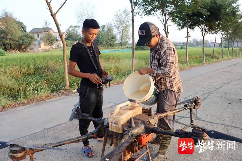 “會飛的噴霧器”：一只“大黃蜂”一天能噴灑500畝地，每畝只要10元錢