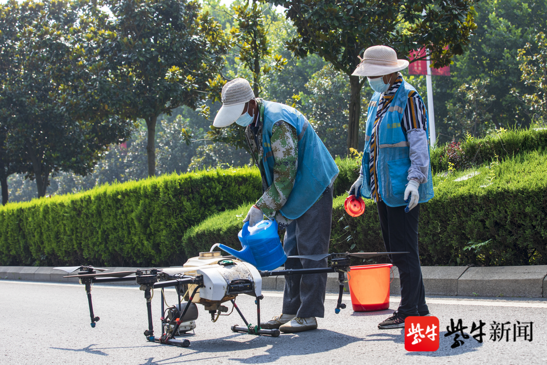 連云港東海：無人機(jī)出動防治美國白蛾