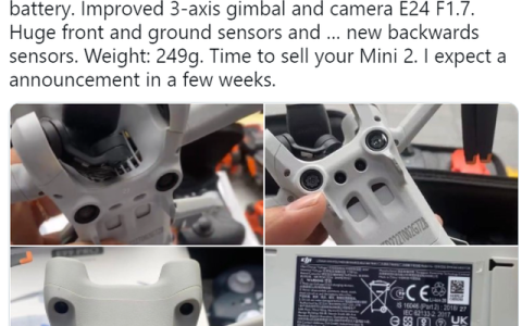 2022大疆DJI Mini 3無人機(jī)照片(最大抗風(fēng) 5 級,續(xù)航時(shí)間 31 分鐘)