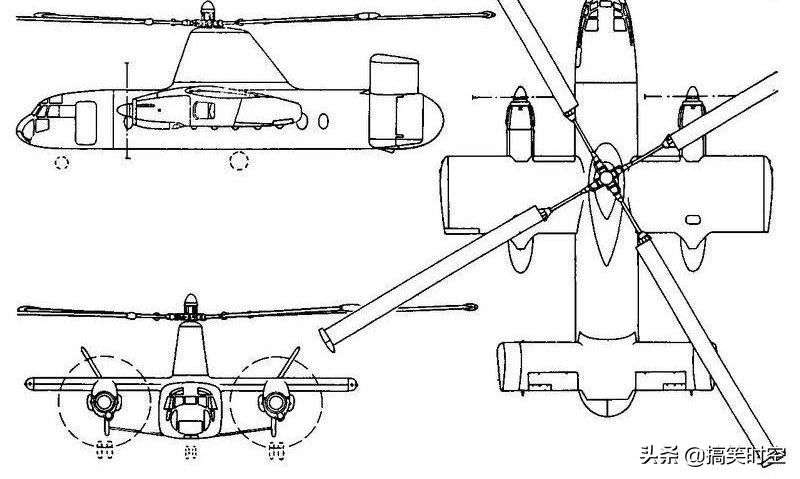 融合了旋翼機(jī)、直升機(jī)和固定翼飛機(jī)的黑科技 Fairey Rotodyne飛機(jī)